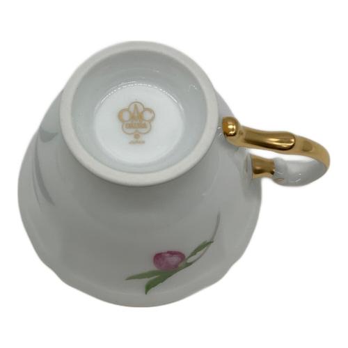 大倉陶園 (オオクラトウエン) デミタス碗皿 76C/C239-4 ガーネットレッド