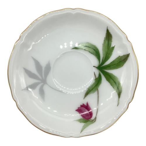 大倉陶園 (オオクラトウエン) デミタス碗皿 76C/C239-4 ガーネットレッド