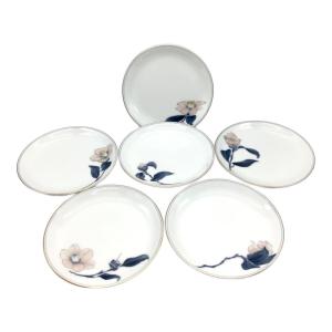 大倉陶園 (オオクラトウエン) プレートセット 椿 百木春夫デザイン Limited Edtion 6Pセット