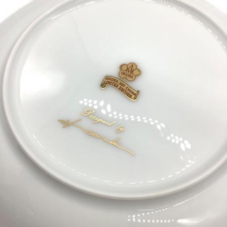 大倉陶園 (オオクラトウエン) プレートセット 椿 百木春夫デザイン