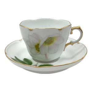 大倉陶園 (オオクラトウエン) デミタス碗皿 67C/C239-1 クリスマスローズ