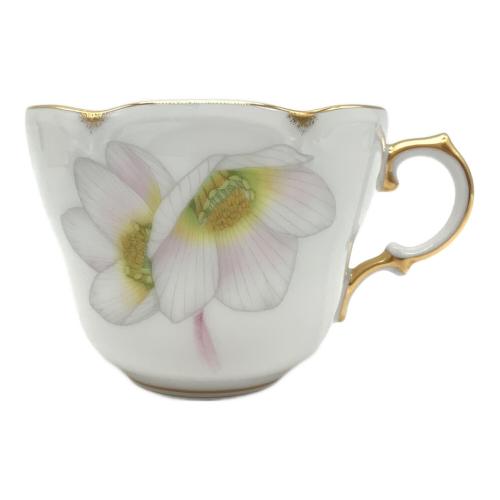 大倉陶園 (オオクラトウエン) デミタス碗皿 67C/C239-1 クリスマスローズ