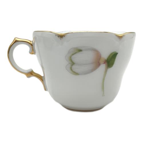 大倉陶園 (オオクラトウエン) デミタス碗皿 67C/C239-1 クリスマスローズ