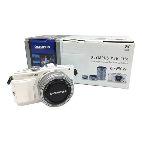 OLYMPUS ミラーレス一眼カメラ PEN Lite E-PL6 EZダブルズームキット