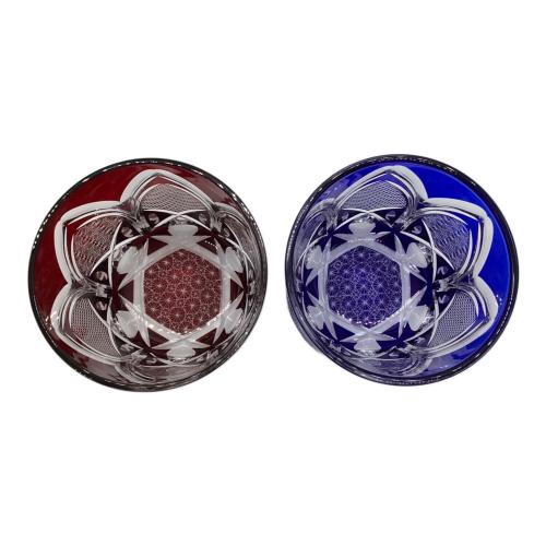 華硝 (ハナショウ) 切子グラス 2Pセット オールドグラス