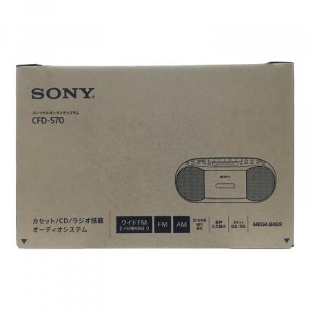 SONY CFD-S70 ブラック オーディオシステム SONY CFD-S70 CD Cassette Audio System Boombox Black Good | eBay