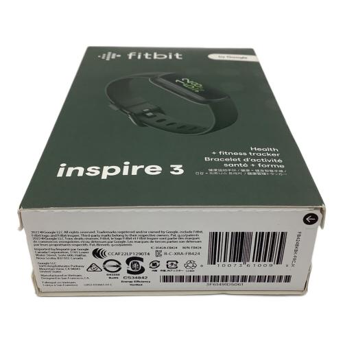 fitbit (フィットビット) Inspire 3 ミッドナイトゼン/ブラック FB424BKBK-FRCJK
