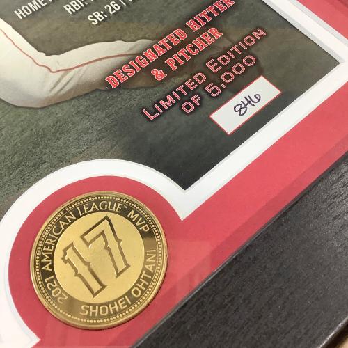 大谷翔平 2021年 アメリカンリーグ MVP獲得記念 コインフォトミント リミテッド品 エンゼルス