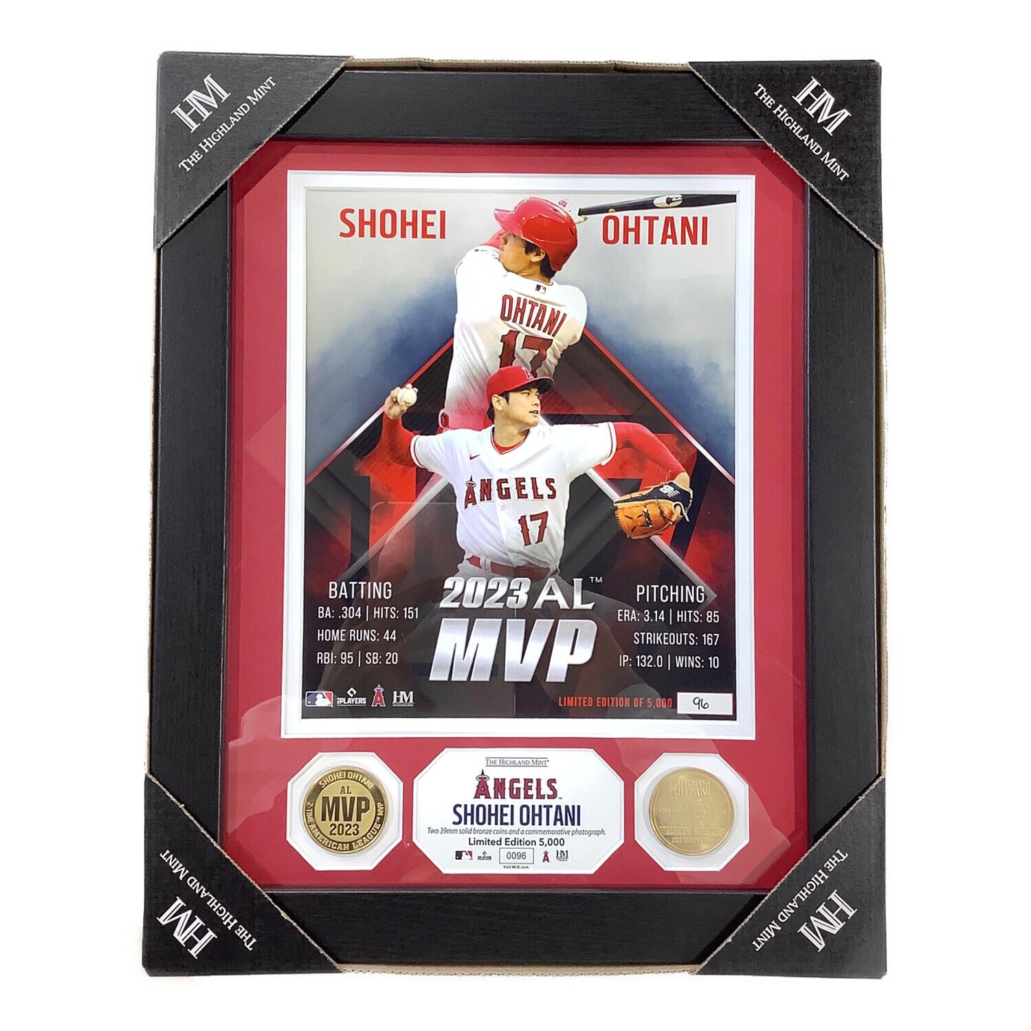 大谷翔平　2023 AL MVP受賞記念DXフォトミント 大谷翔平 2023年 AL MVP 受賞記念 ダブルコイン フォトミント