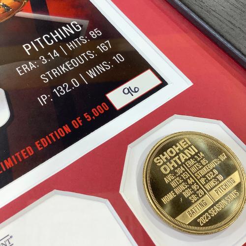 大谷翔平 2023年 AL MVP 受賞記念 ダブルコイン フォトミント リミテッド品 エンゼルス