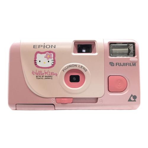 フィルムカメラ HELLO KITTY(ハローキティ) メタリックピンク EPiON(エピオン)×FUJIFILM Corporation(富士フィルム) ジャンク品