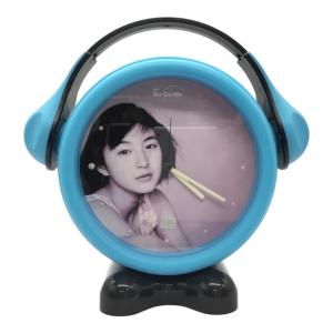 広末涼子 目覚まし時計 ライトブルー×ブラック NTTDocomo(エヌティーティードコモ) 限定品