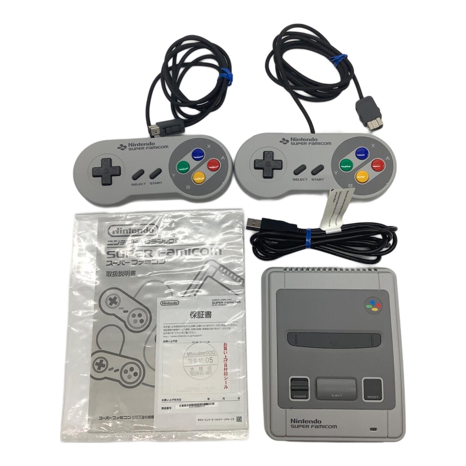 186000 現状品 Nintendo 任天堂 ニンテンドウ クラッシックミニ スーパーファミコン CLV-301  [250213HM240118] Nintendo (ニンテンドー) ニンテンドークラシックミニ