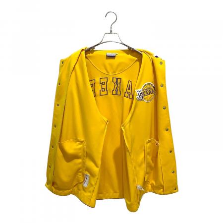 REEBOK (リーボック) LAKERS ウォームアップウェア SIZE L イエロー