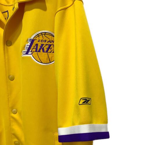 REEBOK (リーボック) LAKERS ウォームアップウェア SIZE L イエロー