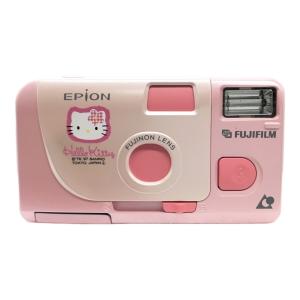 フィルムカメラ HELLO KITTY(ハローキティ) メタリックピンク EPiON(エピオン)×FUJIFILM Corporation(富士フィルム) ジャンク品