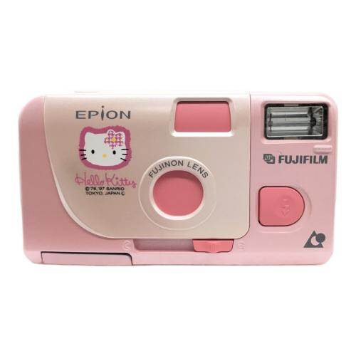 フィルムカメラ HELLO KITTY(ハローキティ) メタリックピンク EPiON(エピオン)×FUJIFILM Corporation(富士フィルム) ジャンク品