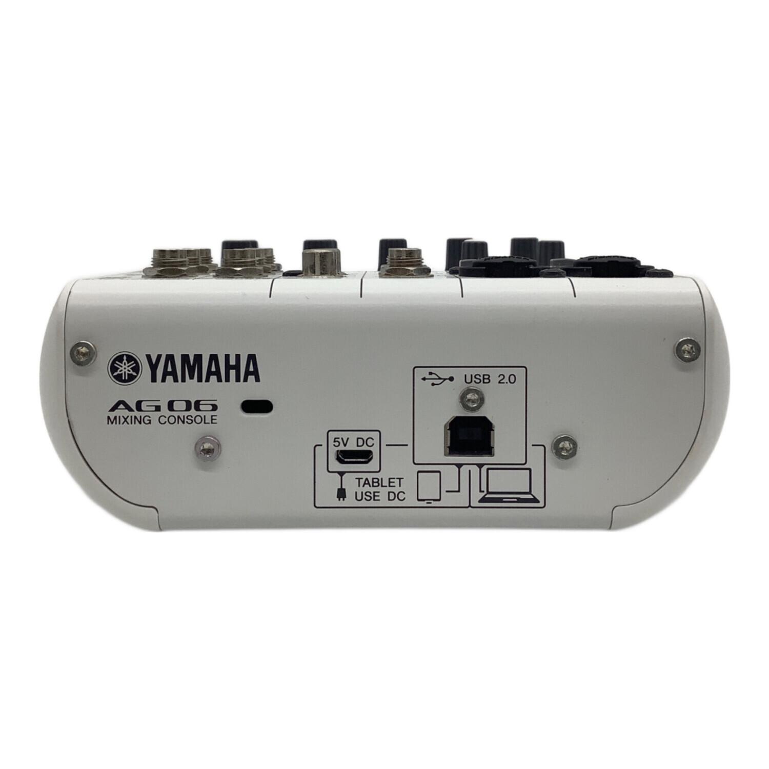 YAMAHA (ヤマハ) ウェブキャスティングミキサー AG06｜トレファクONLINE