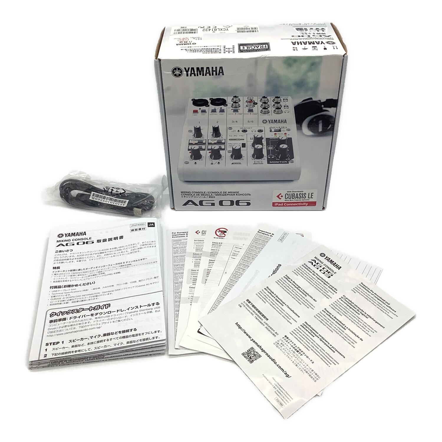 YAMAHA (ヤマハ) ウェブキャスティングミキサー AG06｜トレファクONLINE