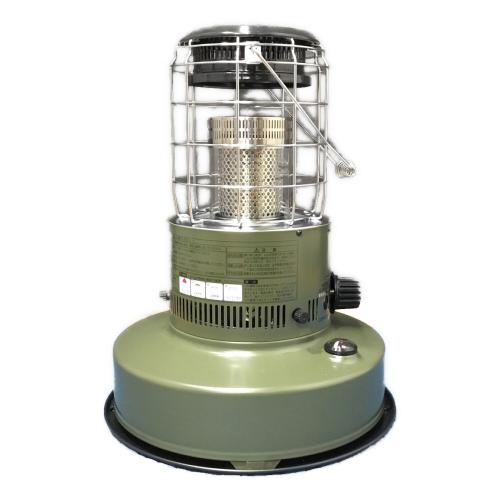 石油ストーブ RR-GER25 2023年製 グリーン×シルバー 収納ケース付 PSCマーク(石油系)有