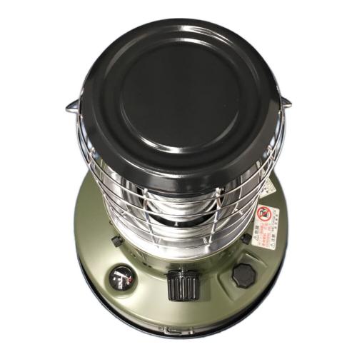 石油ストーブ RR-GER25 2023年製 グリーン×シルバー 収納ケース付 PSCマーク(石油系)有
