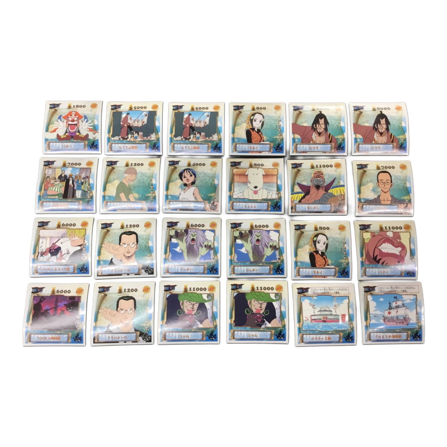 貴重！2004年物 ONE PIECE シールセット 複数枚 コンプリート品 シール ワンピース ONEPIECE 4枚セット 25周年｜Yahoo!フリマ（旧