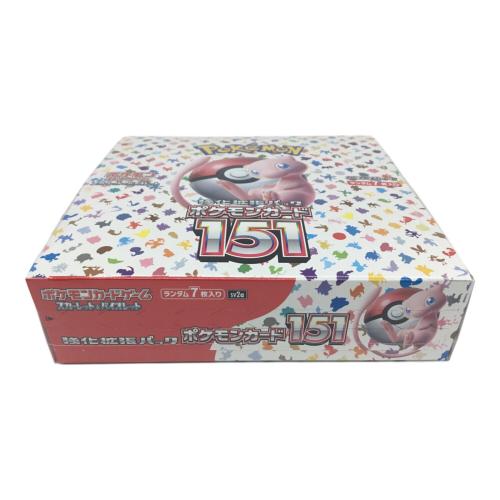 ポケモンカードゲーム スカーレット＆ヴァイオレット 強化拡張パック ポケモンカード151 1BOX 未開封品