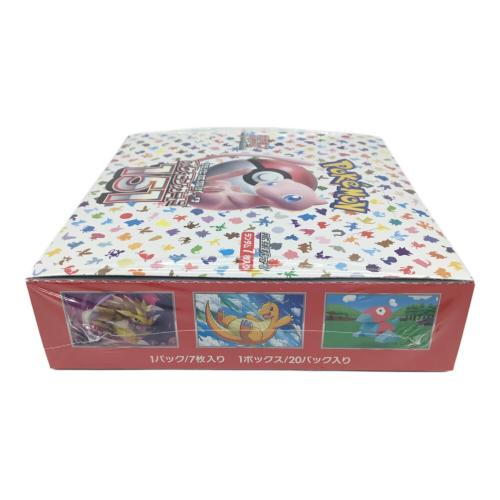 ポケモンカードゲーム スカーレット＆ヴァイオレット 強化拡張パック ポケモンカード151 1BOX 未開封品