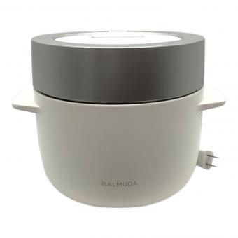 BALMUDA (バルミューダ) The Gohan K03A ホワイト 炊飯器
