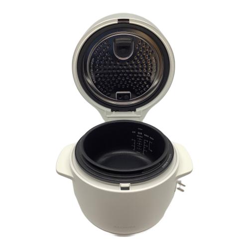 BALMUDA (バルミューダ) The Gohan K03A ホワイト 炊飯器