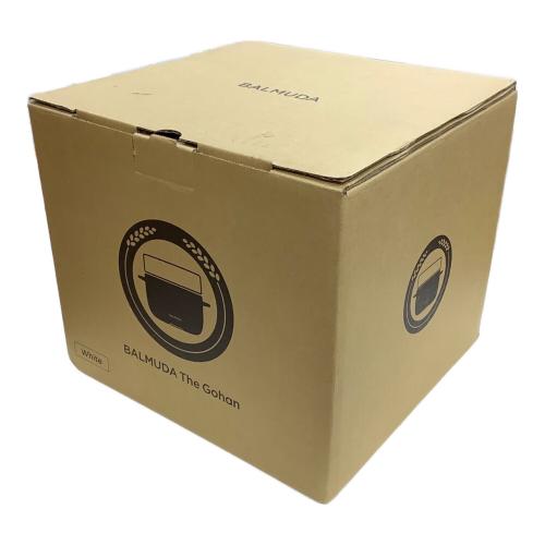 BALMUDA (バルミューダ) The Gohan K03A ホワイト 炊飯器