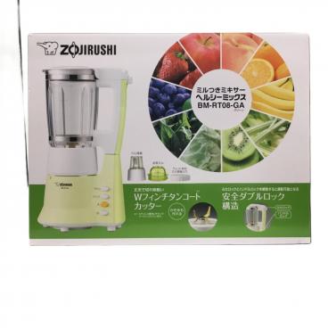 ZOJIRUSHI ミルつきミキサー BM-RT08-GA グリーン ミルつきミキサー