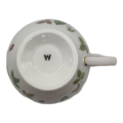 Wedgwood (ウェッジウッド) ワイルドストロベリー カップ&ソーサー スプーンつき