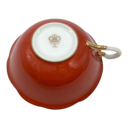 大倉陶園 (オオクラトウエン) カップ&ソーサー ペアセット 春秋 色蒔き