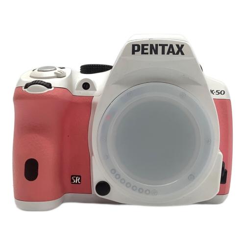PENTAX (ペンタックス) K-50 ダブルレンズキット ホワイト デジタル一眼レフカメラ
