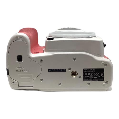 PENTAX (ペンタックス) K-50 ダブルレンズキット ホワイト デジタル一眼レフカメラ