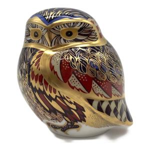 ROYAL CROWN DERBY (ロイヤルクラウンダービー) ペーパーウェイト リトルフクロウ