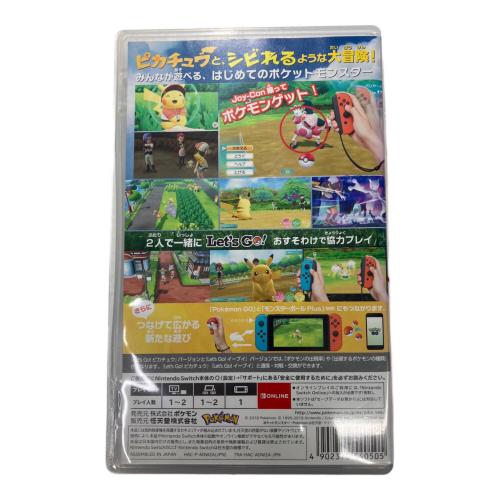 ポケモン ポケットモンスター Let’s Go！ ピカチュウ Nintendo Switch用ソフト CERO A (全年齢対象)
