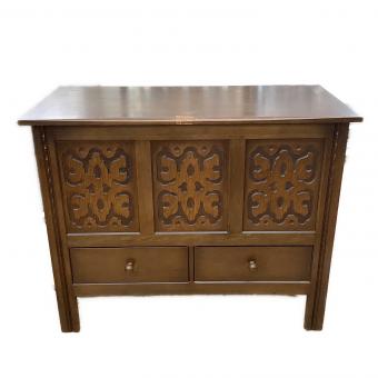 heathland furniture アンティークブランケットボックス ブラウン