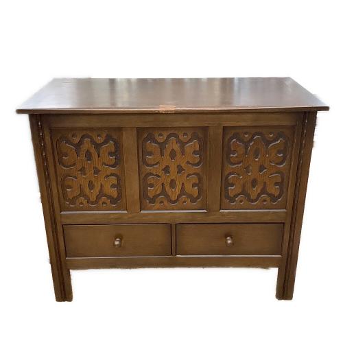 heathland furniture アンティークブランケットボックス ブラウン