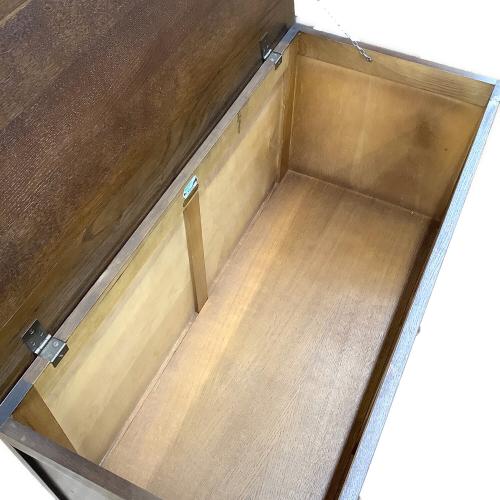 heathland furniture アンティークブランケットボックス ブラウン