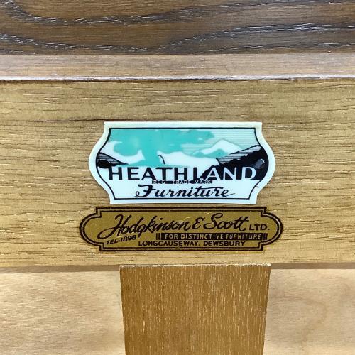 heathland furniture アンティークブランケットボックス ブラウン