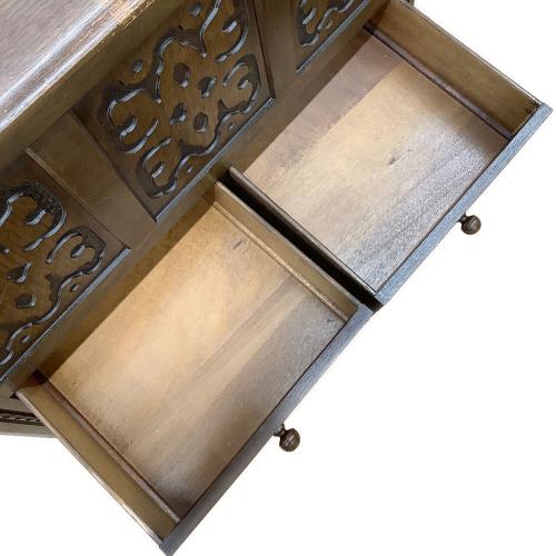 heathland furniture アンティークブランケットボックス ブラウン