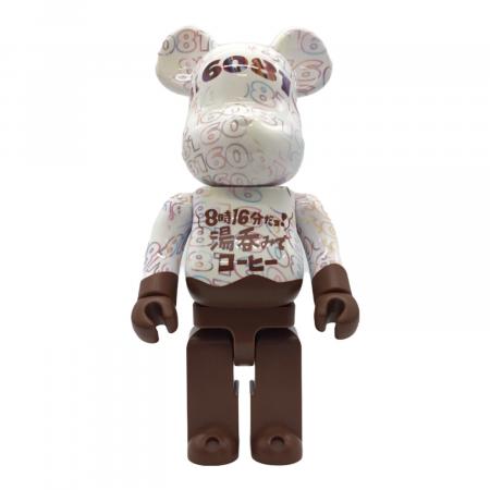 MEDICOM TOY - BE@RBRICK8時16分だヨ!湯呑みでコーヒー1000% ベアブリック 8時16分だヨ！湯呑みでコーヒー 100%&400% フィギュア 2体セット BE