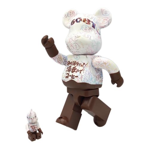 8時16分だヨ！湯呑みでコーヒー 100%&400% フィギュア 2体セット  BE@RBRICK(ベアブリック)
