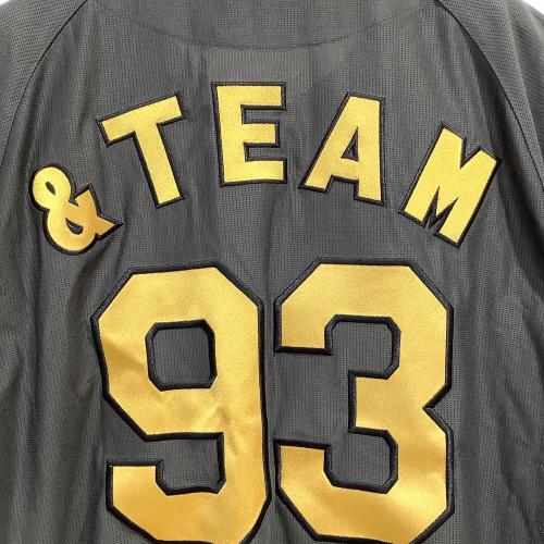 阪神タイガース &team ベースボールシャツ 2025 ブラックダイナマイト レプリカユニフォーム SIZE M