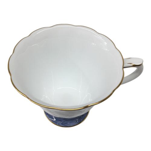 コーヒー碗皿 呉須秋草 46C/7771 大倉陶園(オオクラトウエン)