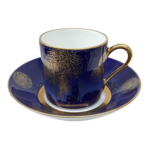 デミタス碗皿(カップ＆ソーサー) 花火 79C/C217 大倉陶園(オオクラトウエン)