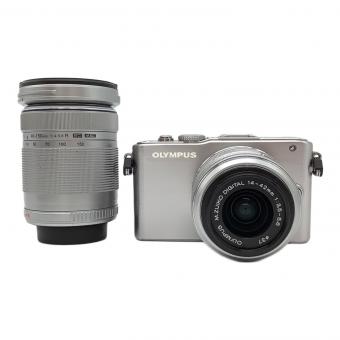 OLYMPUS (オリンパス) PEN Lite E-PL3 ダブルズームキット シルバー ミラーレス一眼カメラ