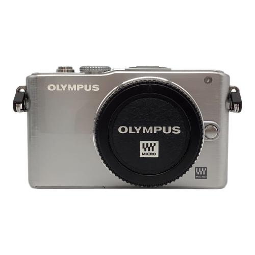 OLYMPUS (オリンパス) PEN Lite E-PL3 ダブルズームキット シルバー ミラーレス一眼カメラ